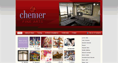 Desktop Screenshot of chenierfinearts.ca