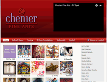 Tablet Screenshot of chenierfinearts.ca